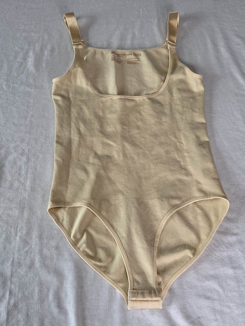 Shapermint Essentials Open Bust Bodysuit Shaper Panty Style 73003 XL NWOT $48